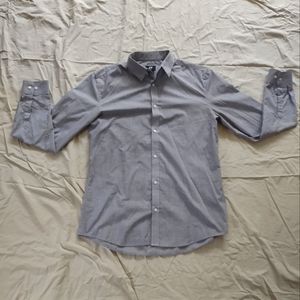 H&M grey button down